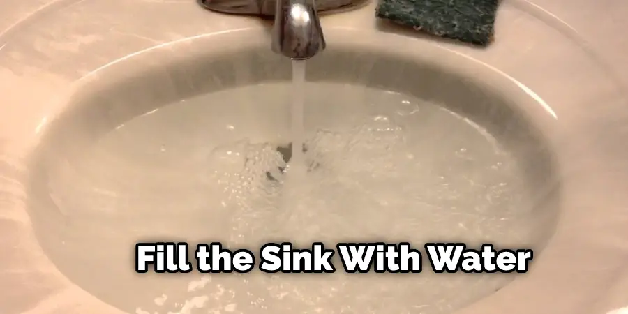 Fill the Sink With Water