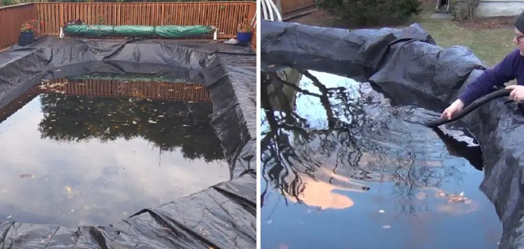 How to Drain a Pool Cover