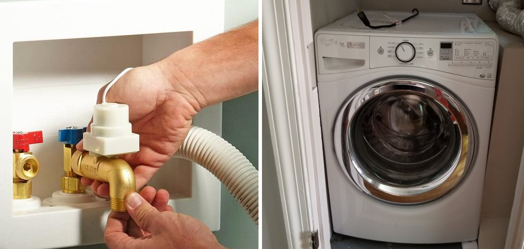 How to Hide Water Shut Off Valve in Laundry Room