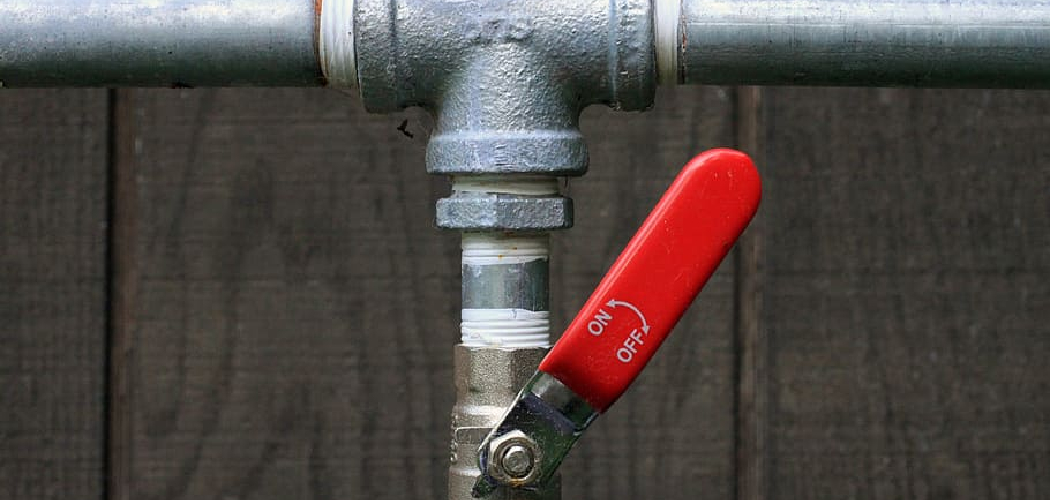 How to Know if Water Valve is on or Off