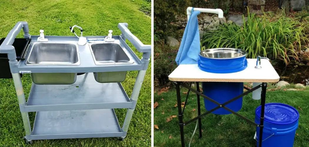 How to Make a Portable Sink