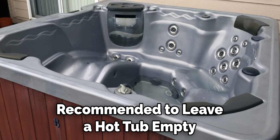 Recommended to Leave a Hot Tub Empty