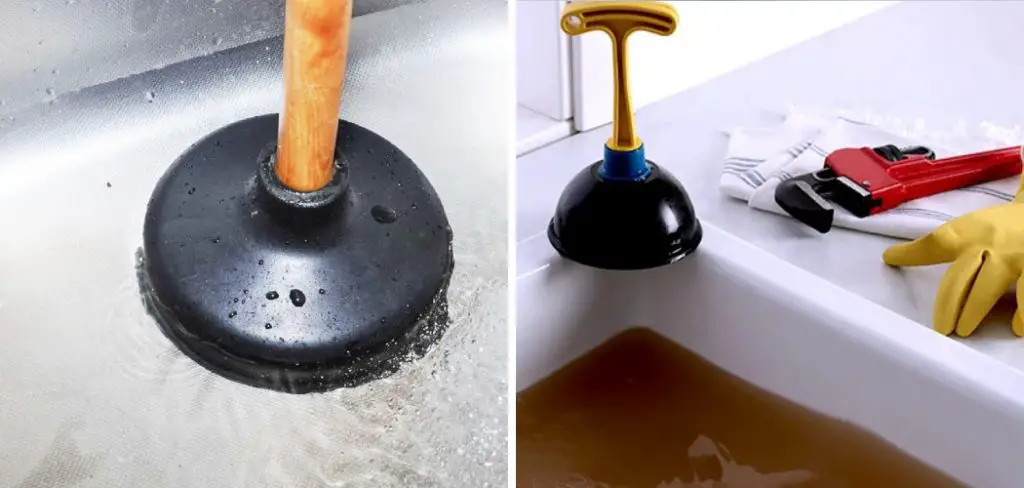 airlock in kitchen sink drain