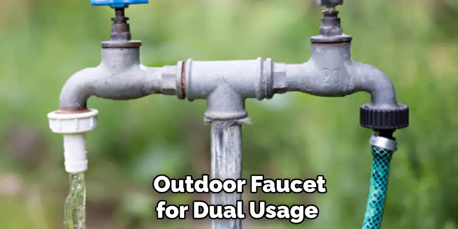  Outdoor Faucet for Dual Usage