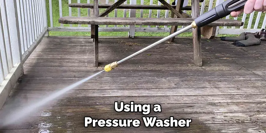 Using a Pressure Washer