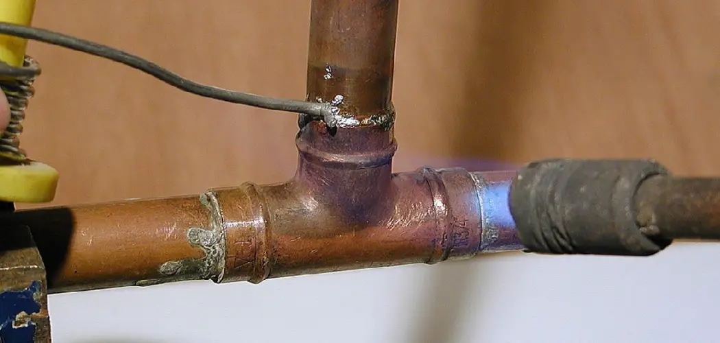 How to Remove Old Solder from Copper Pipe