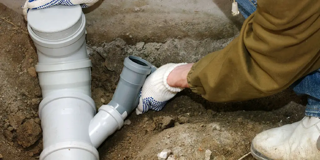 how to connect sewer line to main line