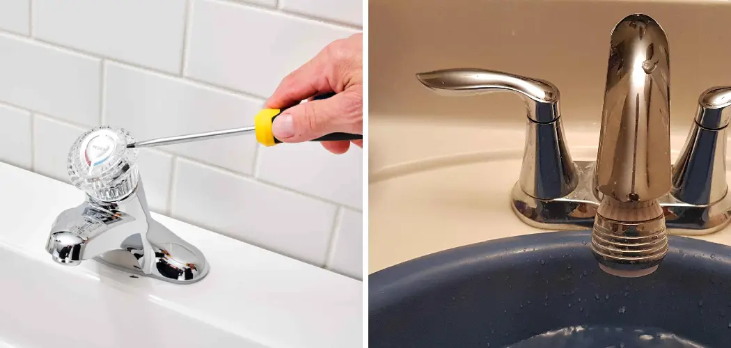 How to Remove Faucet Handle Cap