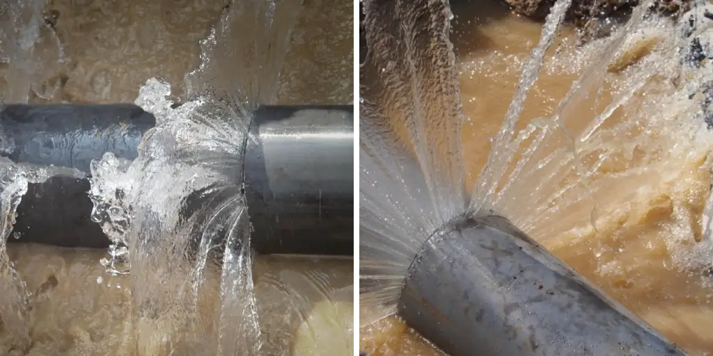 How to Tell if a Pipe Burst Underground