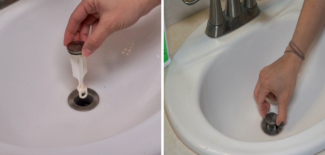 How to Remove Sink Stopper to Clean Drain