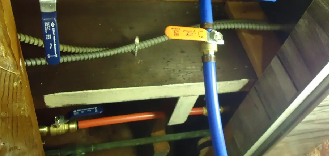 How to Cover Exposed Pex Pipe