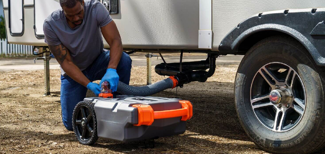 How to Get Dried Poop Out of RV Tank