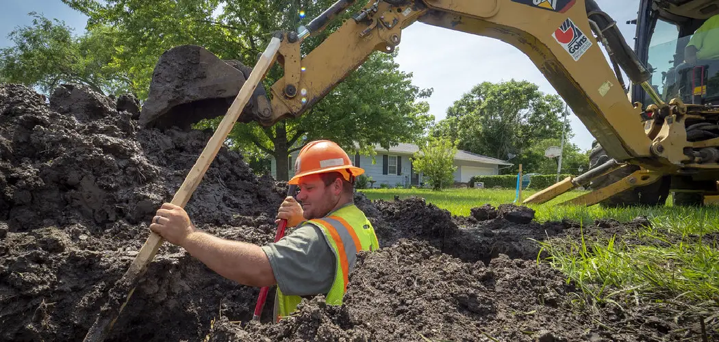 How to Dig a Trench for a Water Line