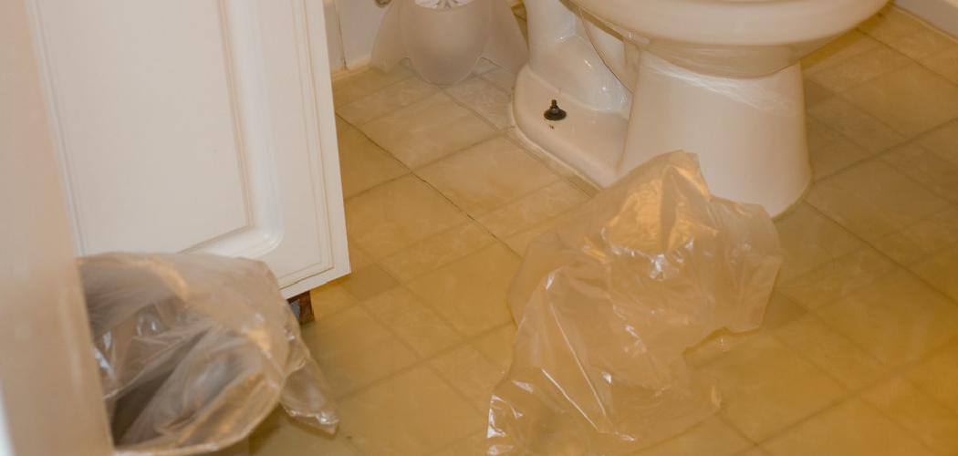 How to Tell if Toilet is Leaking Under Tile