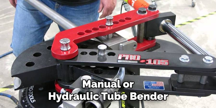 manual  or hydraulic tube bender