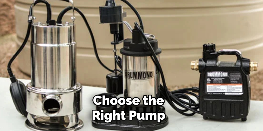 Choose the
Right Pump