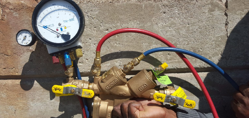 How to Test Pressure Water Line