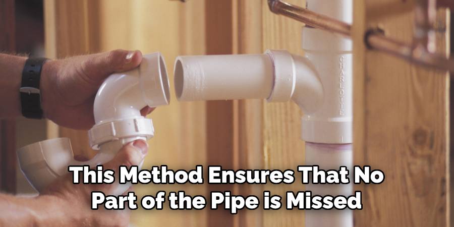 This Method Ensures That No
Part of the Pipe is Missed